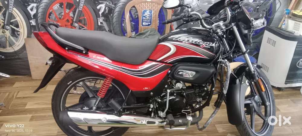 New brand motorcycle available low down payment only Adhar card