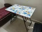 Table (3ft x 2ft) & Sturdy Plastic Chair