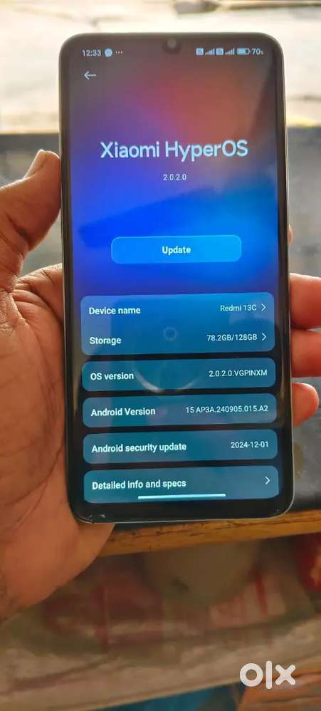 Redmi 13c 4+2/128 Storage Good Condition