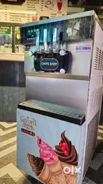 commercial ice cream machine. 