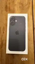 Apple iPhone 16  Brand New, Sealed Pack (Black, April 2025 Mfg)