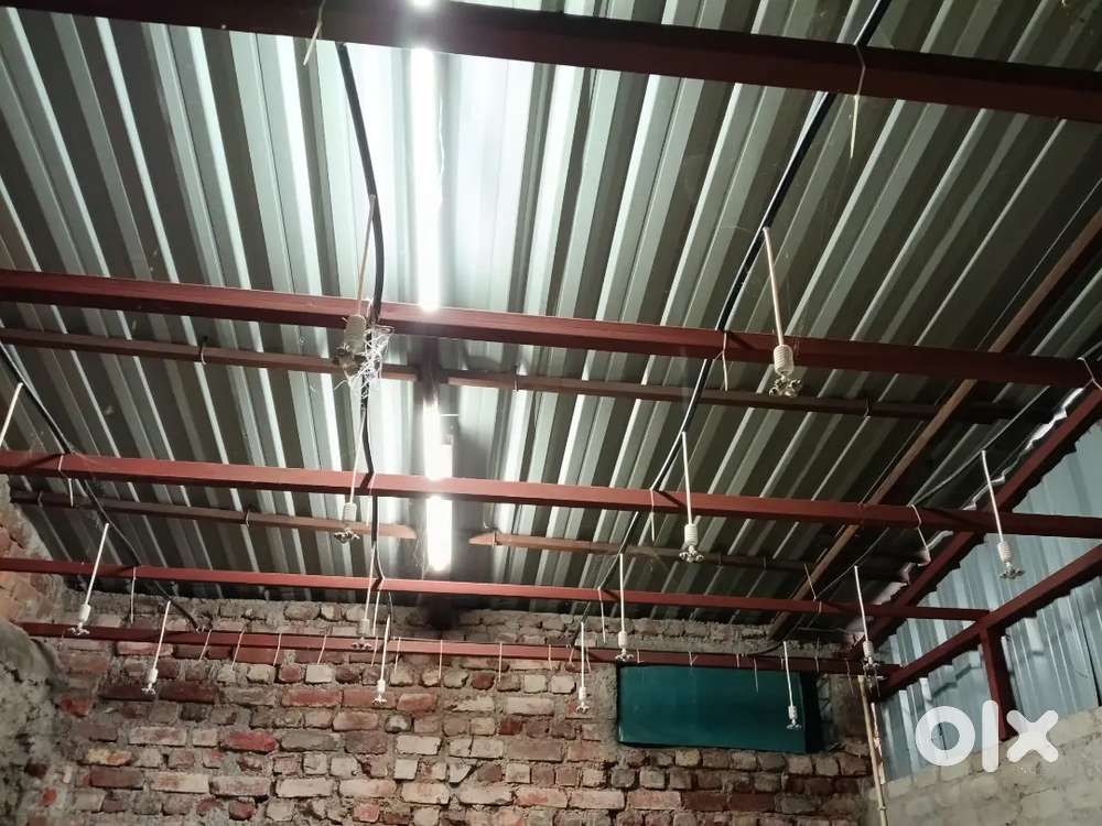 Mushroom farm irrigation setup