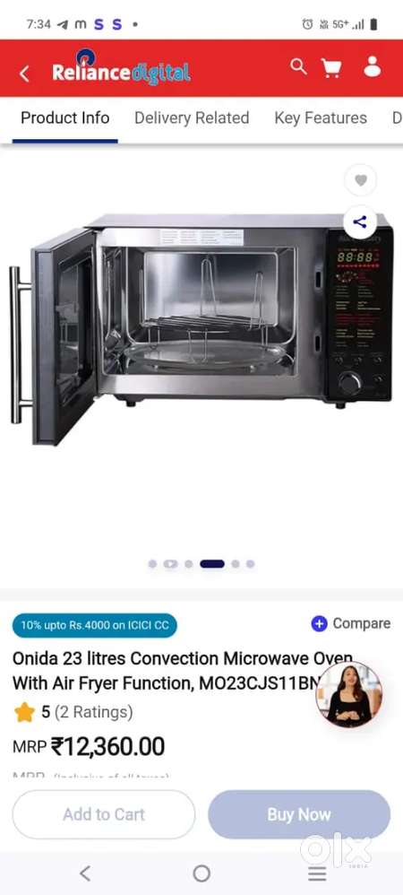 Onida oven