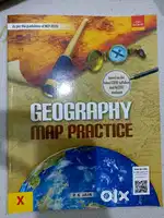 Class 10th Geography map practice book