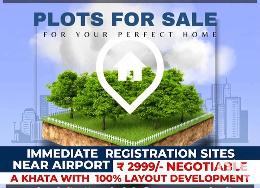 Immediate Registration Sites @2999/- near Airport