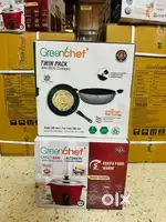 Brand New Greenchef Rice Cooker+Tawa+Kadai 5 Years Warranty