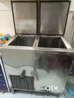 Steel fridge
