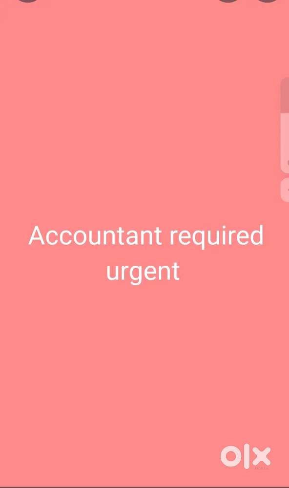 Accountant required urgent saddar bazar