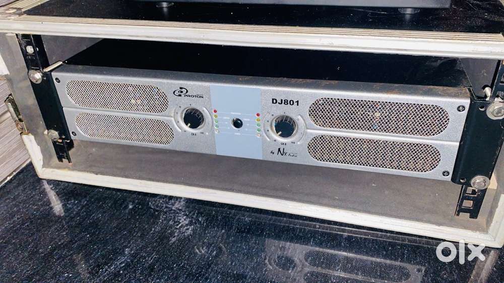 Proton nx audio amplifire with flatcase &Wired microphone for sale