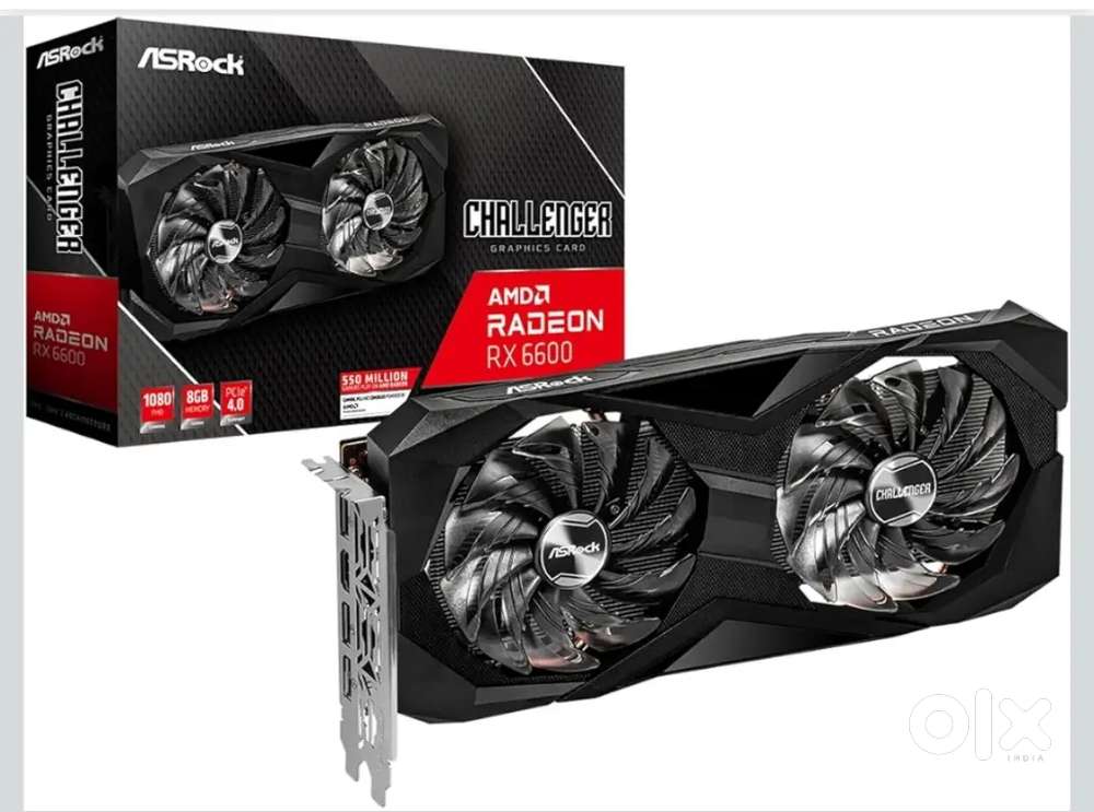 ASRock AMD Radeon Rx 6600 Challenger D 8Gb,pci_e_x16,gddr6