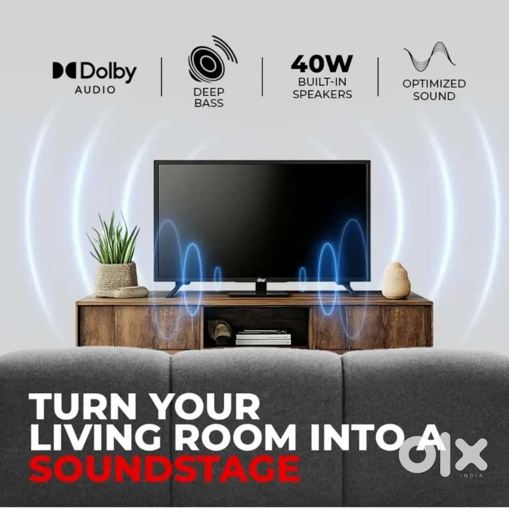 QLED TV / Smart TV / 4K TV- with Lifetime free Netflix