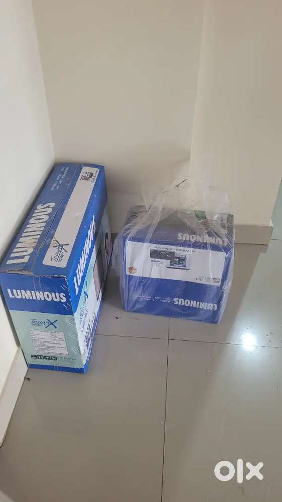 Brand new Luminous Inverter & Battery Combo with Trolley