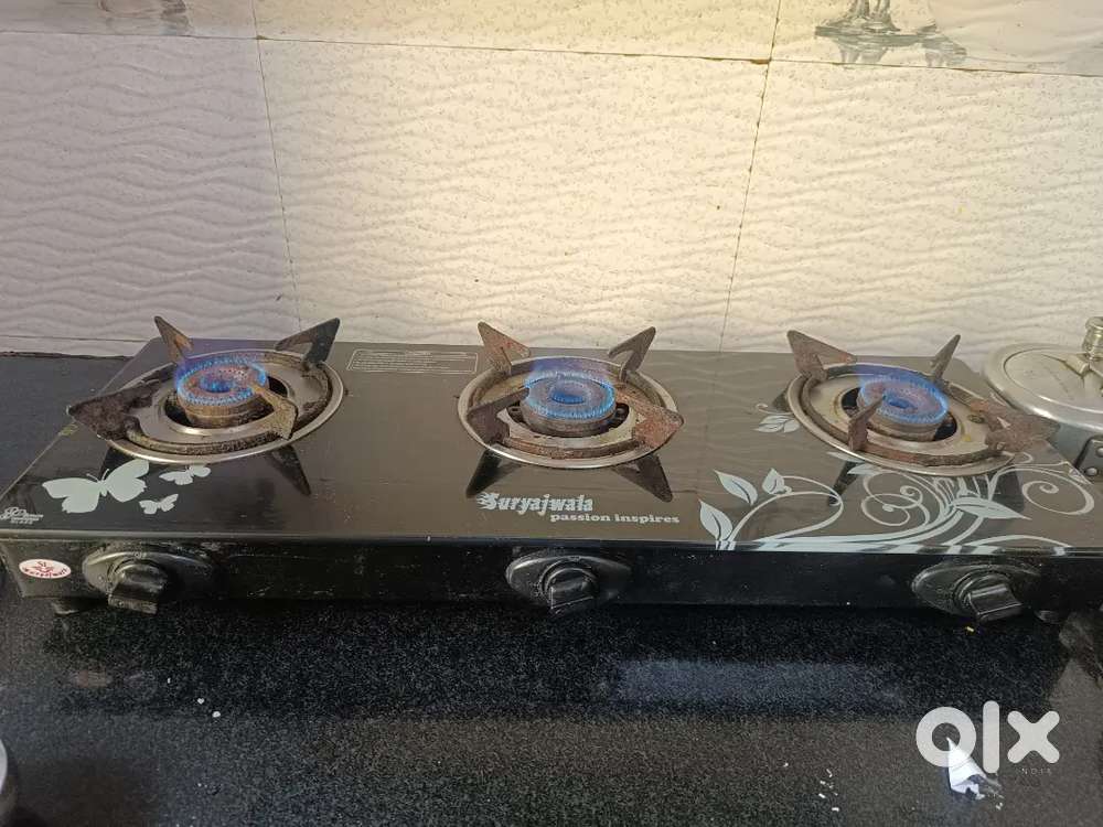 3 oven gas stove