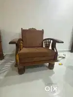 Wooden sofa set