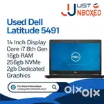 Used Dell Latitude 5491 i7 8th Gen 14 16GB RAM 2GB Graphics