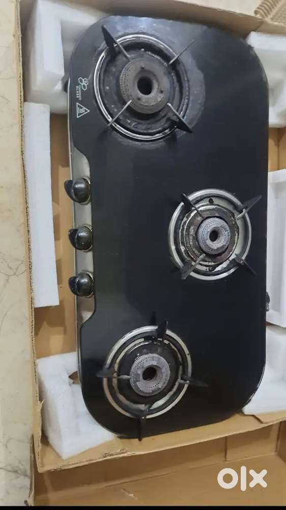 3 burner gas stove