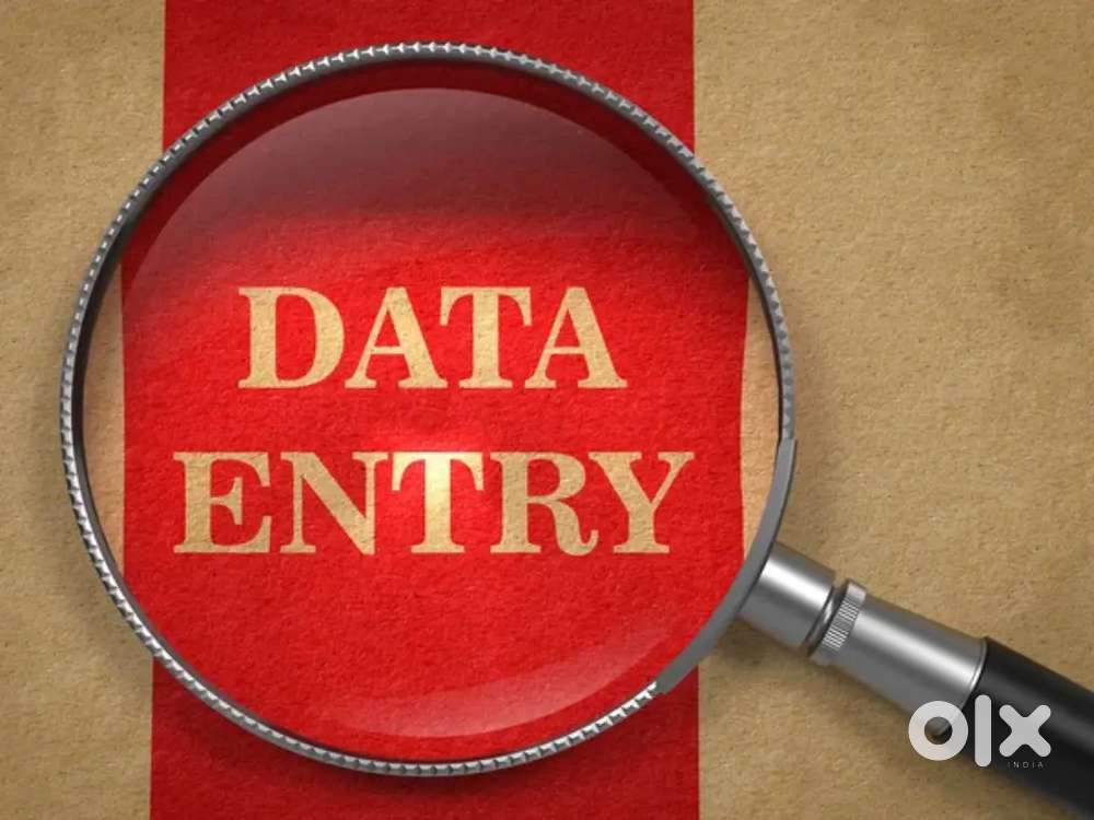 Part time job data entry typing work