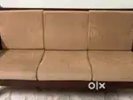 Teak wood 3seater sofa for sale