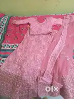 Beautiful heavy party wear dressonly wore once urgent sale.