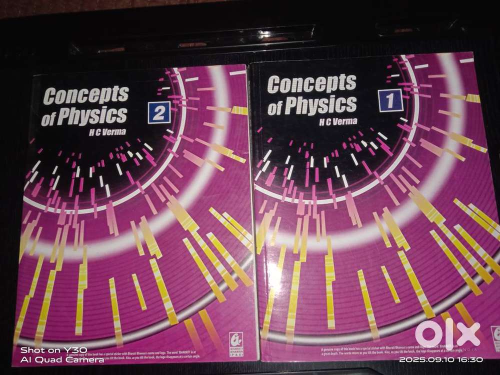 Urgent Sale-- HC Verma Concepts of Physics (Vol 1& 2)- Good condidtion