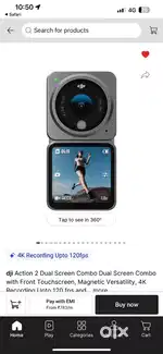 Dji action camera 2 bought 1st oct 2024