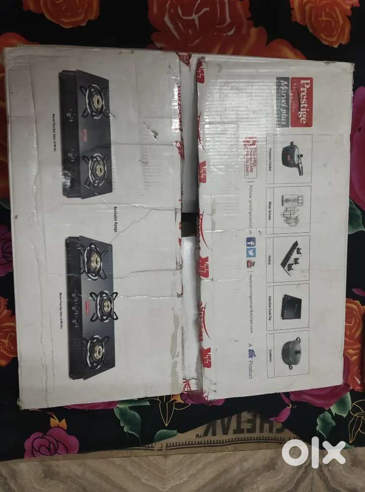 Prestige MarblePlus 4 Burner Gas Stove – Good Working Condition