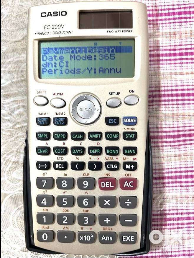 Casio Finance Calculator MBA BCom Science Kindle Math Texas Tax Accoun
