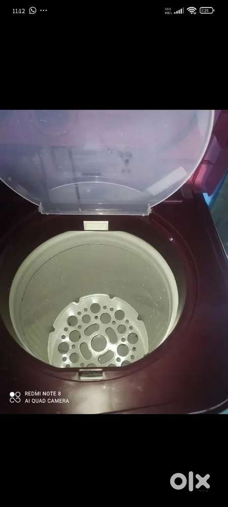 Sansui semi automatic washing machine 8.5kg Red white