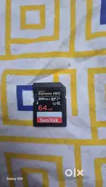 SANDISK 64 GB MEMORY CARD
