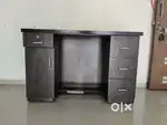 Wooden computer table