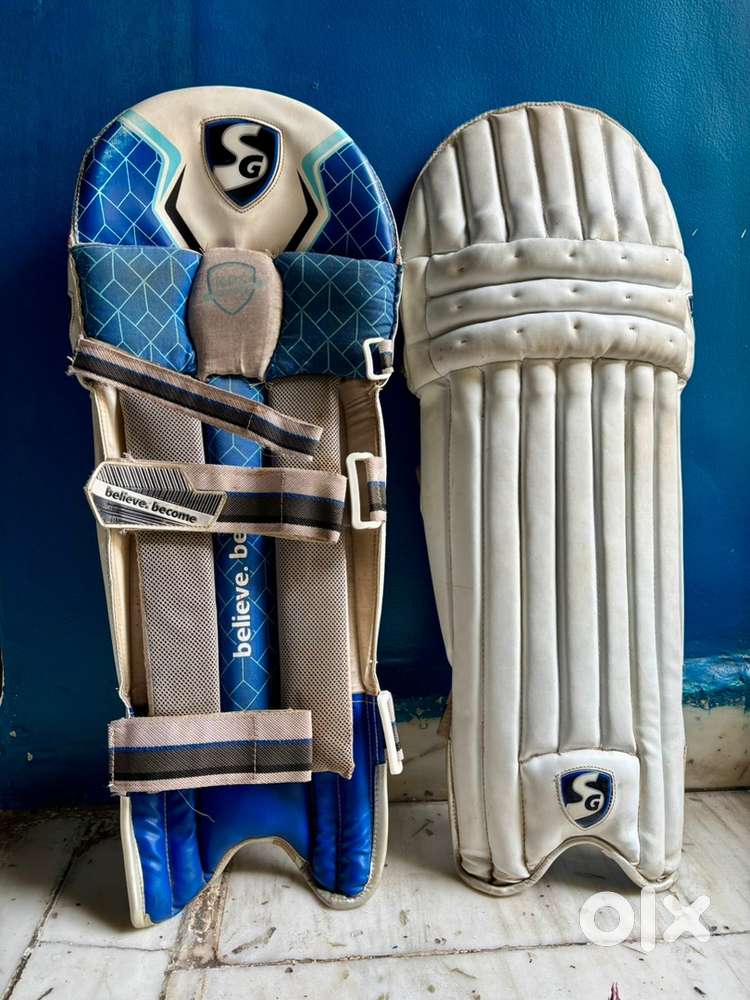 SG Batting Kit-Pads, Helmet, Gloves, Guard (Adult Size-Good Condition)