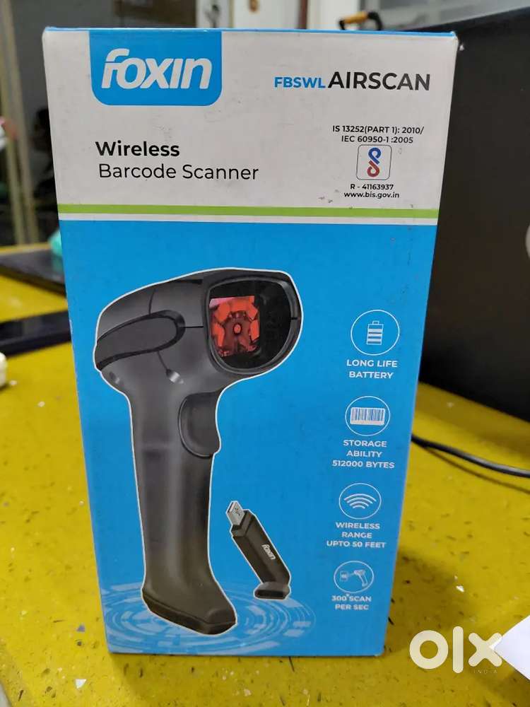 Wireless barcode scanner gun