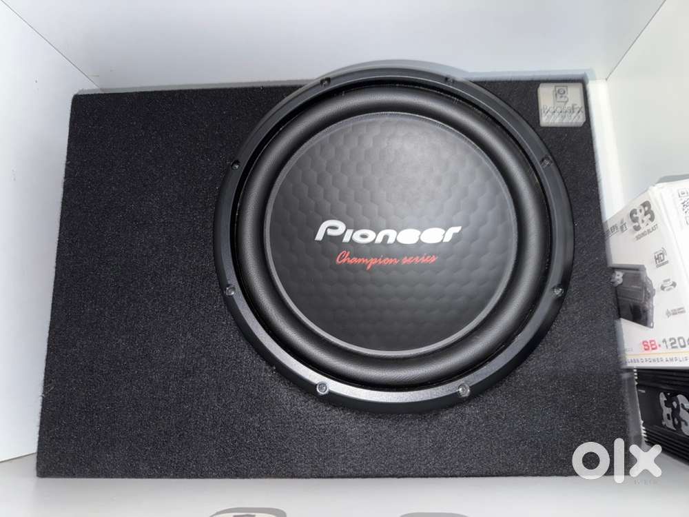 Pioneer subwoofer for cars with amplifier