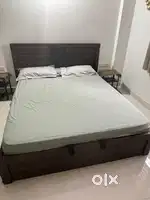 Queen size bed  with hydraulic storage from Lifestyle