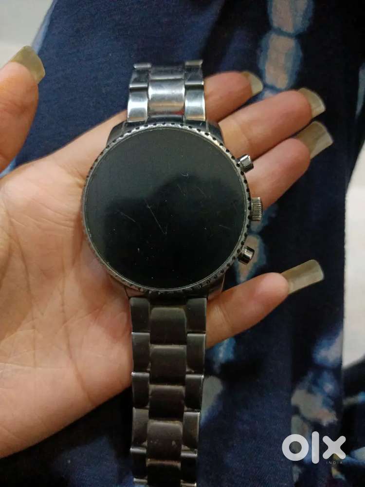 Fossil Q explorist HR grey gen4 Watch for men