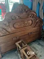 Wooden bed