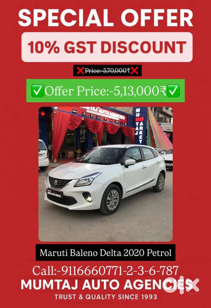Maruti Suzuki Baleno Delta, 2020, Petrol