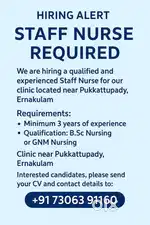 Hiring staff nurse
