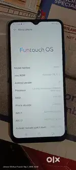 V2027 Funtouch OS_10.5 Snapdragon 1.8 GHz Octal core Processor