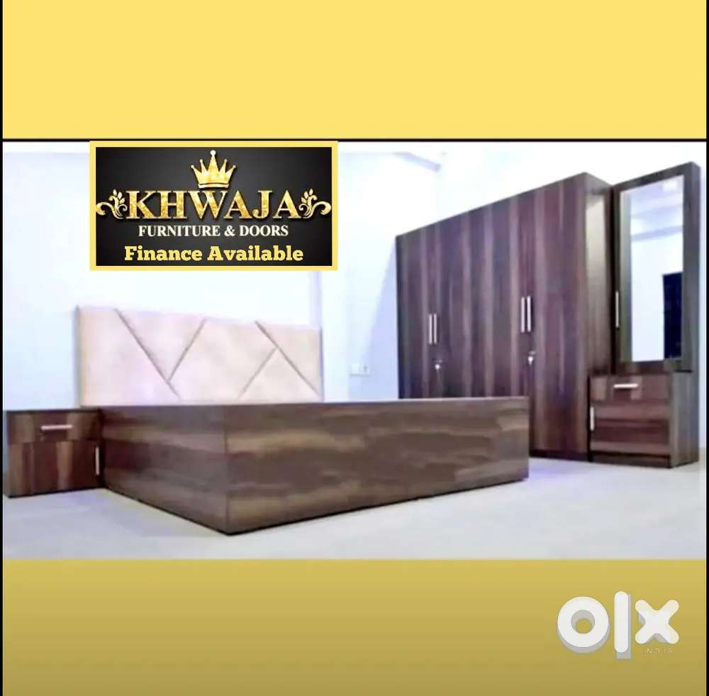 KHWAJA FURNITURE Designer Bedroom Set ( Bajaj finance Available)