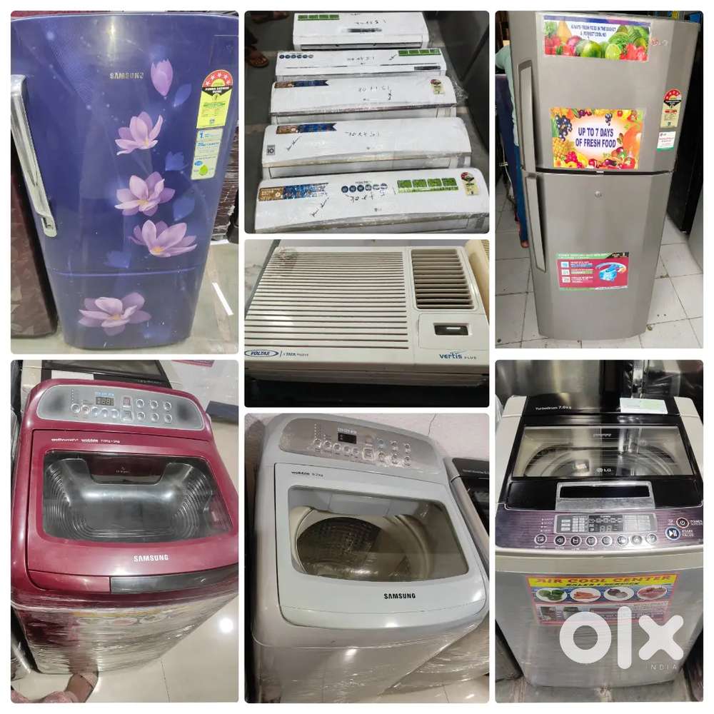 5 YEAR WARRANTY FRIDGE LESS USE WASHING MACHINE AC FREE DELIVERY