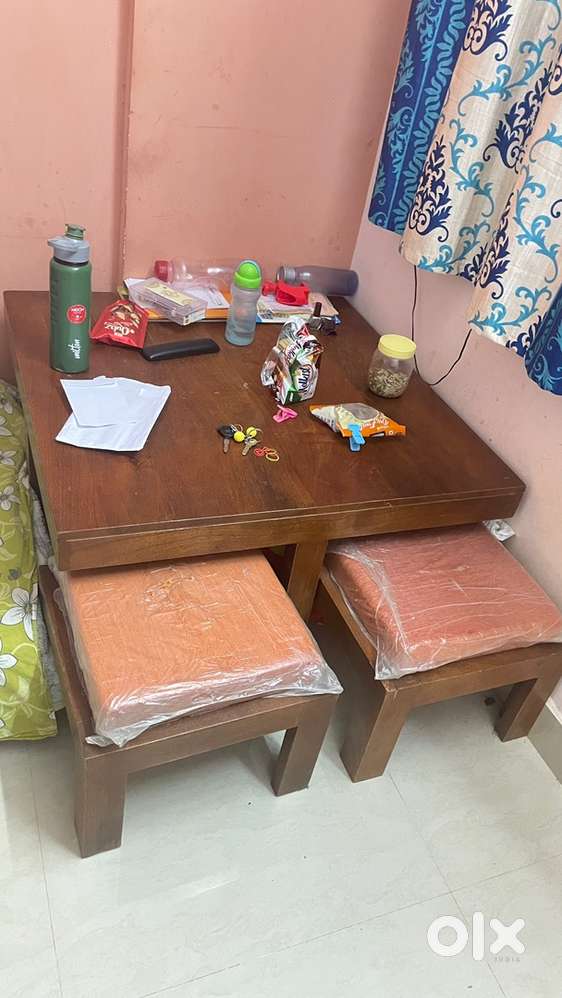 Coffe Table(4Seater) + Featherlite Computer Chair + Computer Table