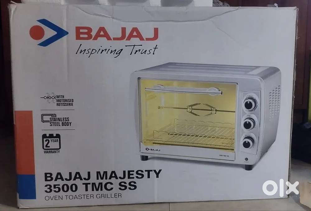 OTG oven Bajaj 35 Liter Otg oven  only 3 times used with Warranty