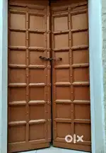 Wooden heavy gate