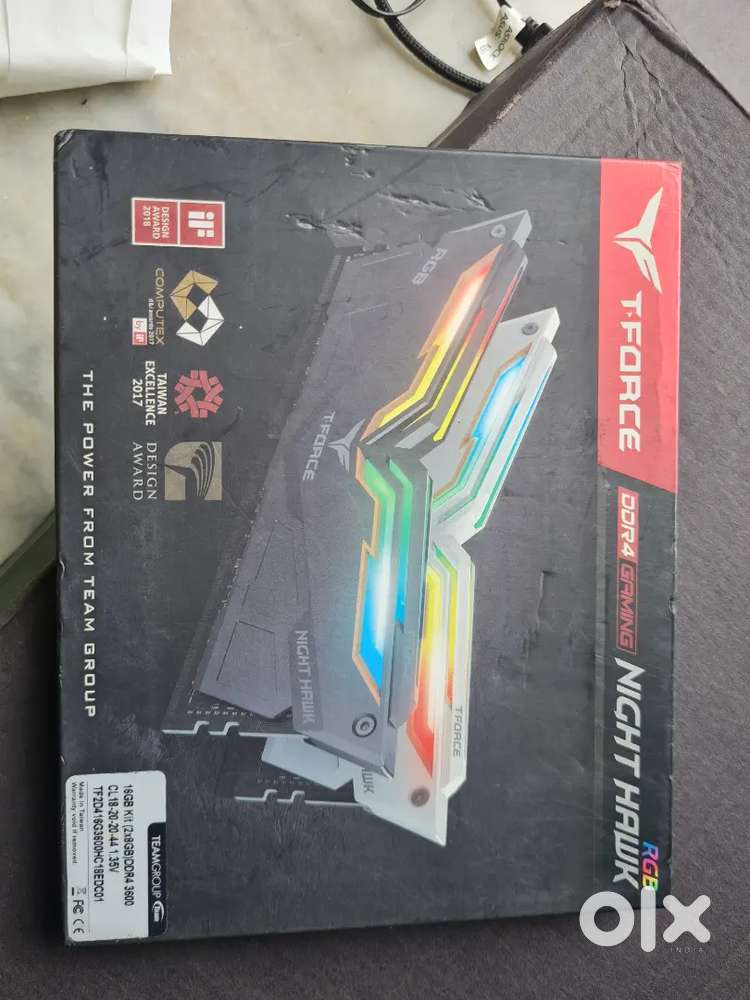 Team T-Force Night Hawk 16gb DDR4(White)