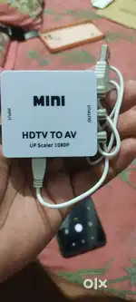 MINI HDTV TO AV CONVERTER UP SCALER 1080 P