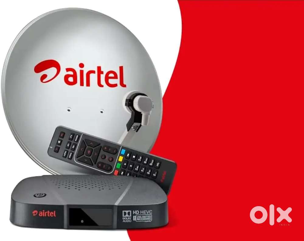 Airtel  dth box 5month recharge available price 2500