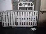 Hospital bed with mattress