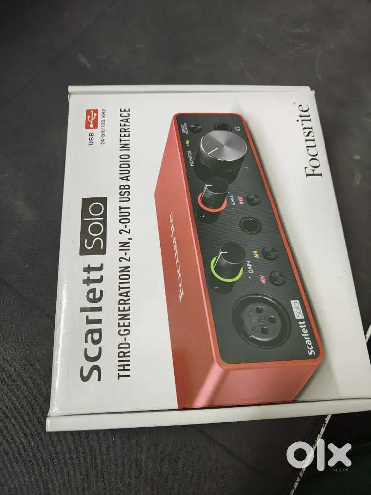 Scarlett Solo Audio Interface