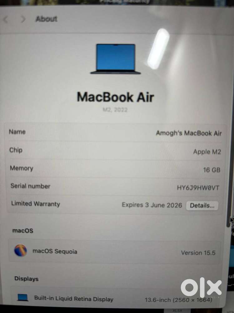 Brand New Apple M2-16/256 - bought in June25, Midnight Black, Flawless